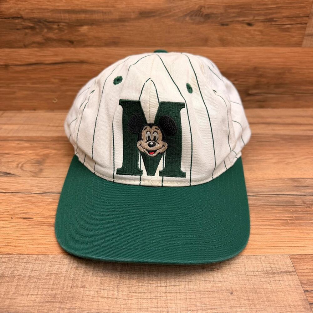 Mickey Mouse M Logo Walt Disney Company Snapback Cap
